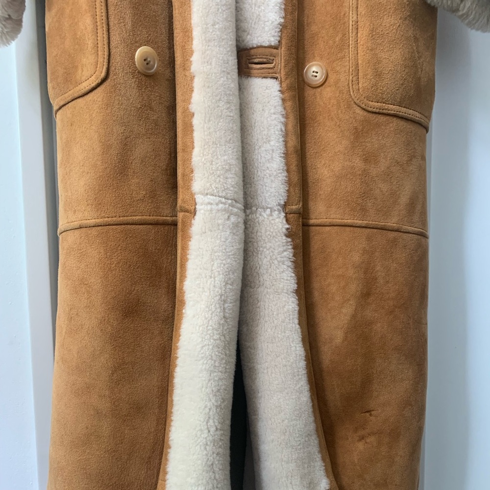 RARE Vintage Ralph Lauren Shearling Coat - Picture 6 of 15